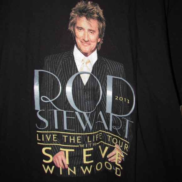 Rod Stewart 2013 Live Life Tour Concert Shirt XL - Picture 2 of 8